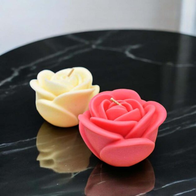 Φυτικό Κερί Τριαντάφυλλο