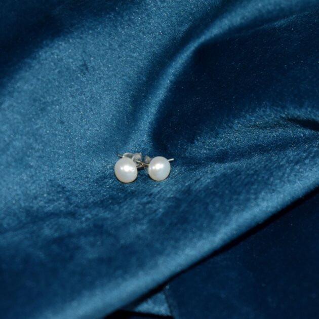 Καρφωτά Σκουλαρίκια Με Μαργαριτάρι - Ανοξείδωτο Ατσάλι