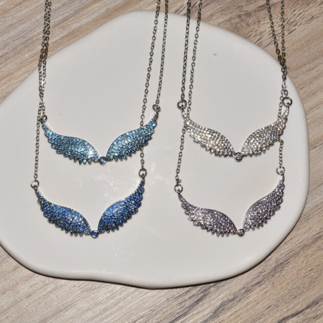 Angel Wings Large Silver - Ανοξείδωτο Ατσάλι